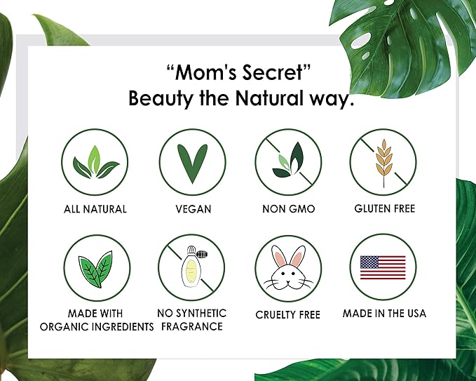 Mom's Secret 100% Natural Concealer, Organic, Vegan, Gluten Free, Cruelty Free, Made in the USA, 0.11 oz. (Erase 02)-Velvo Beauty