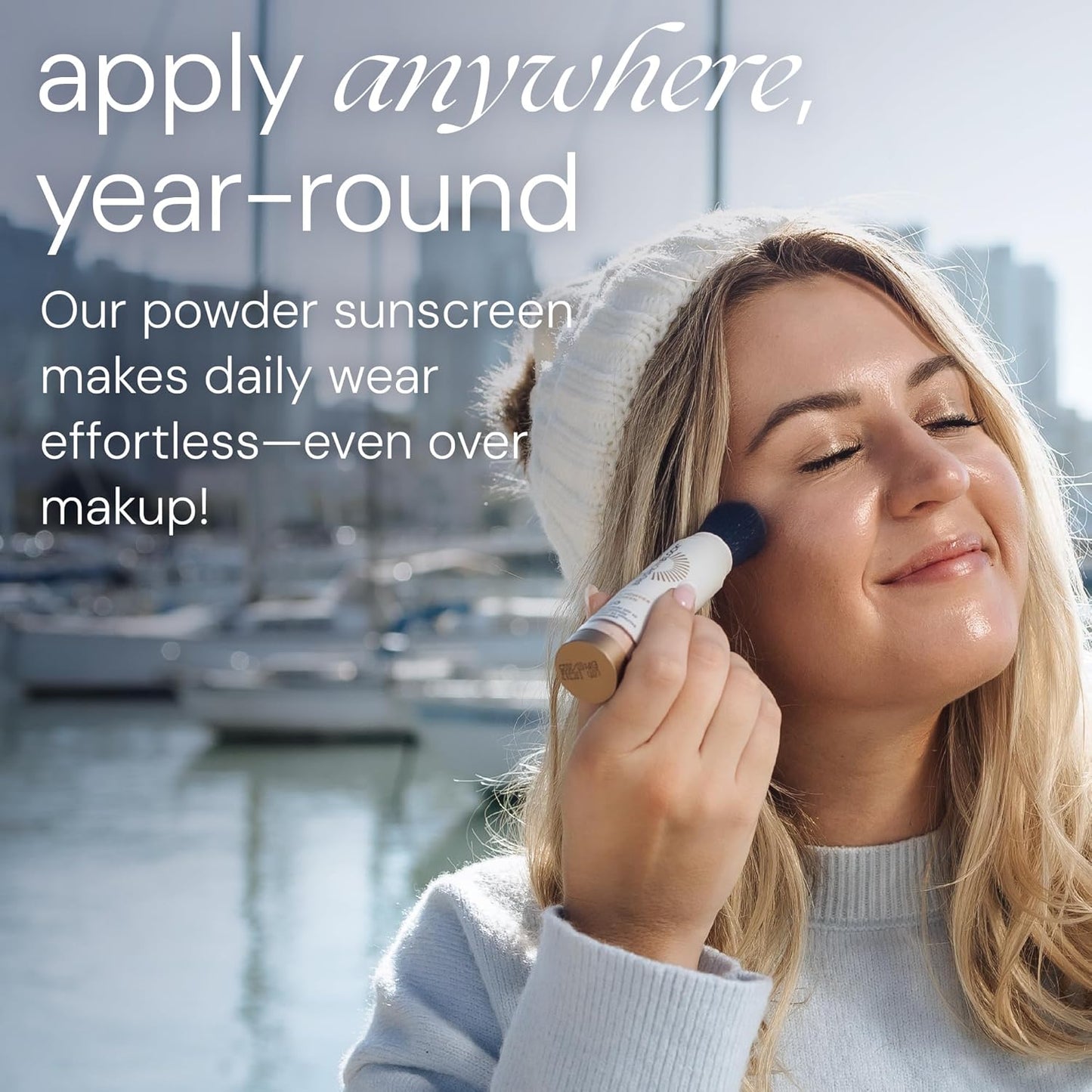 Brush On Block Mineral Sunscreen Powder Refill, Natural Broad-Spectrum SPF 50, Safe for Sensitive Skin, UVA UVB Face Protection, Reef Friendly (Translucent - Refill)-Velvo Beauty