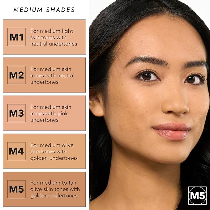 COVER FX Pressed Mineral Foundation - Shade M5 - Weightless Powder Foundation - Buildable Light to Full Coverage - Matte Finish - All Skin Types-Velvo Beauty