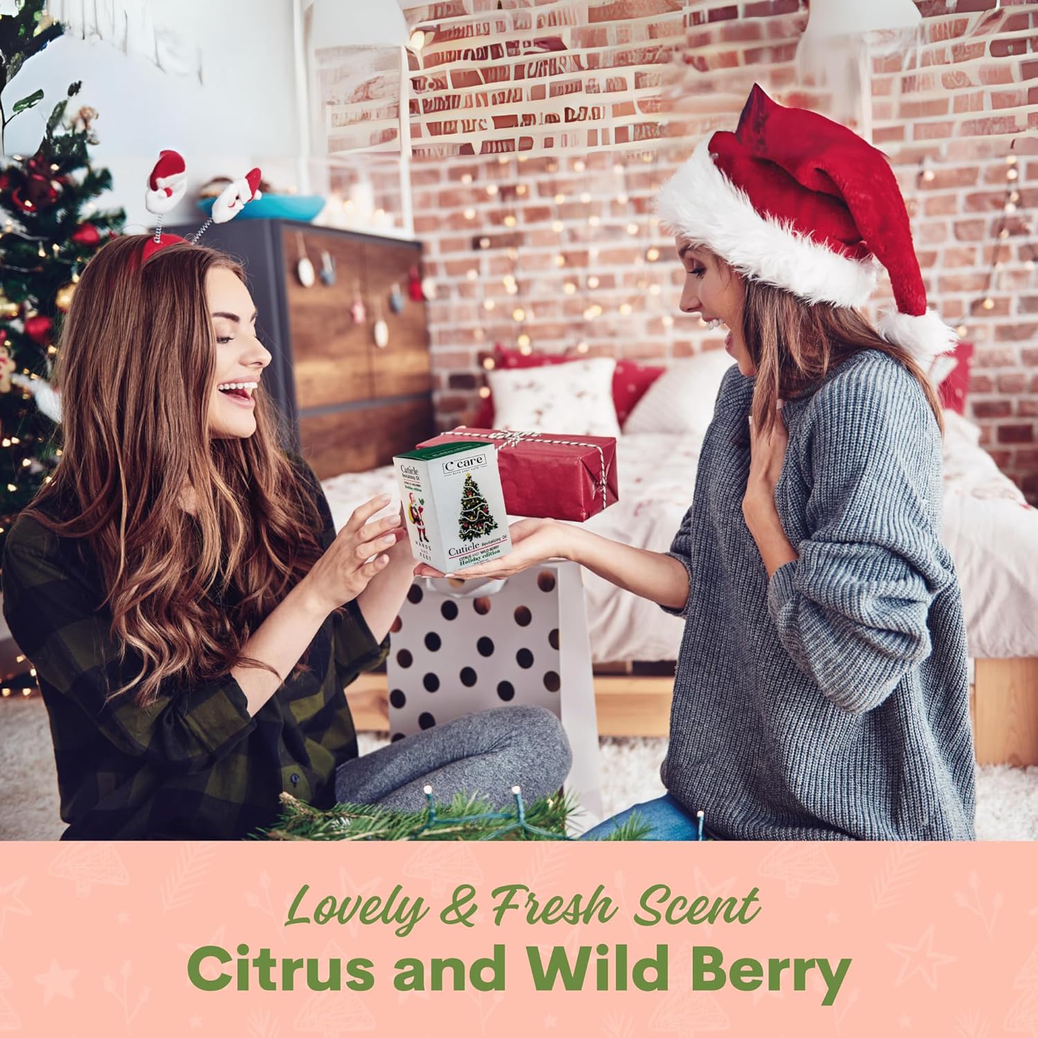 C CARE Holiday Special Cuticle Oil for Nails - Instantly Repairs Miosturizes & Hydrates - Nail Oil Cuticle Softener - 2.5 Oz-Velvo Beauty