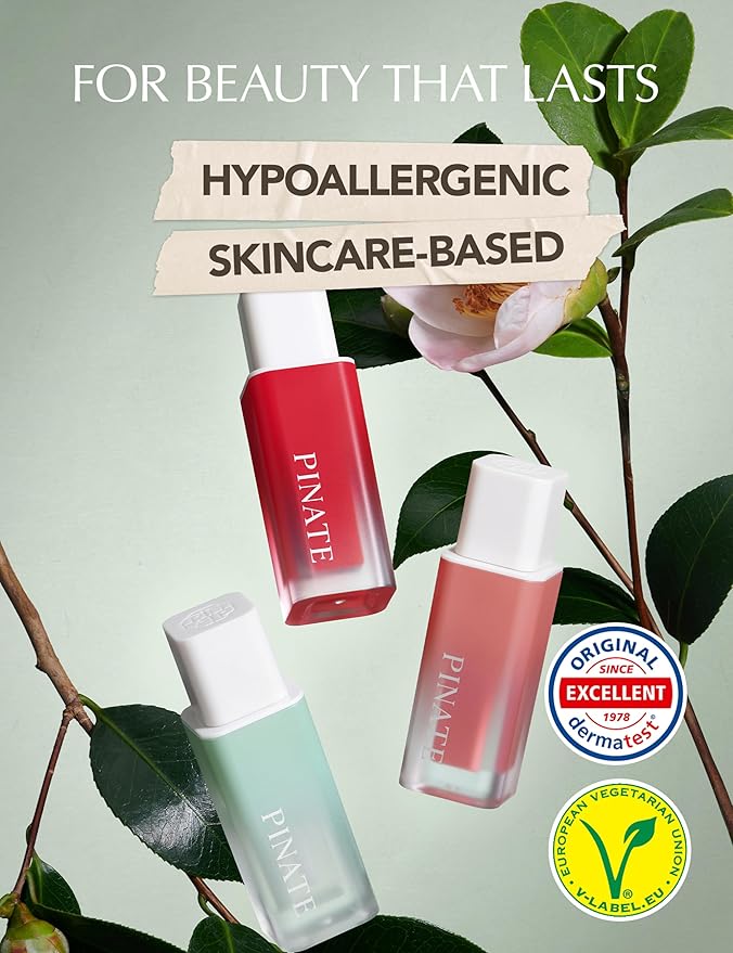 NATURAL LIP OIL - Dohwa Set, Gift Set, Powerful glow lip oil serum - Nourishing & Protecting lip care that naturally brings out own colors with camellia seed oil. 0.14 FL. Oz (Set of 3), Red-Velvo Beauty