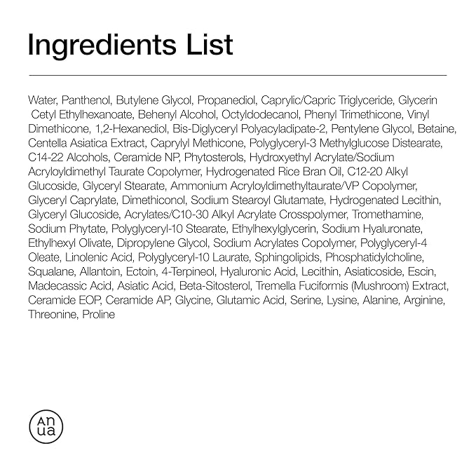 ANUA 3 Ceramide Panthenol Moisture Barrier Cream, Hydrating Face Moisturizer for Normal Skin, Panthenol, Ceramide, Centella for Skin Barrier Non Comedogenic, Korean Skincare (100ml/ 3.38 fl. oz.)-Velvo Beauty