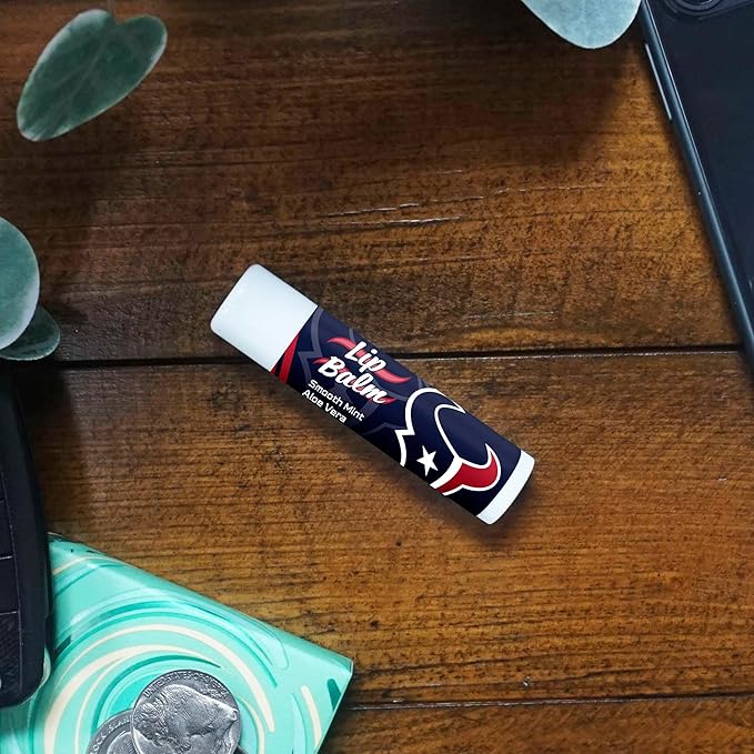 FANMATS 34663 Houston Texans Smooth Mint SPF 15 Lip Balm-Velvo Beauty