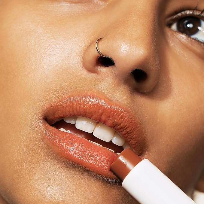 Melixir Vegan Lip Butter #12 Caramel(Tinted) (+11 more colors) 0.13oz, Bee Free, Petrolatum Free, Deep Nourishing Plant-Based Vegan Chapstick, Vegan Lip Balm for Dry, Cracked and Chapped Lips-Velvo Beauty