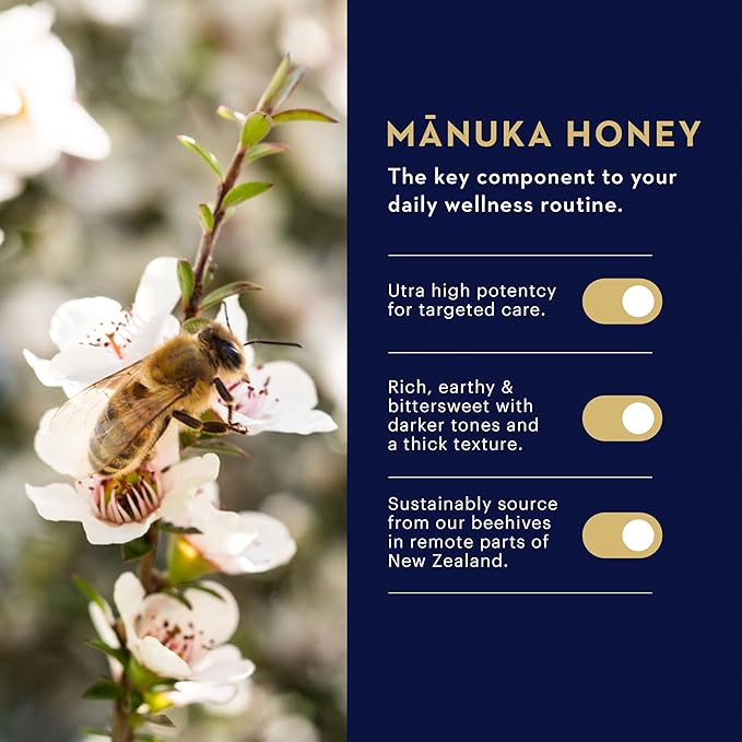 Manuka Health Lip Rescue - 0.16 oz Lip Balm for Dry Cracked Lips - 100% Natural Lip Balm with MGO 250+ Manuka Honey and Beeswax Provides Potent Lip Care-Velvo Beauty