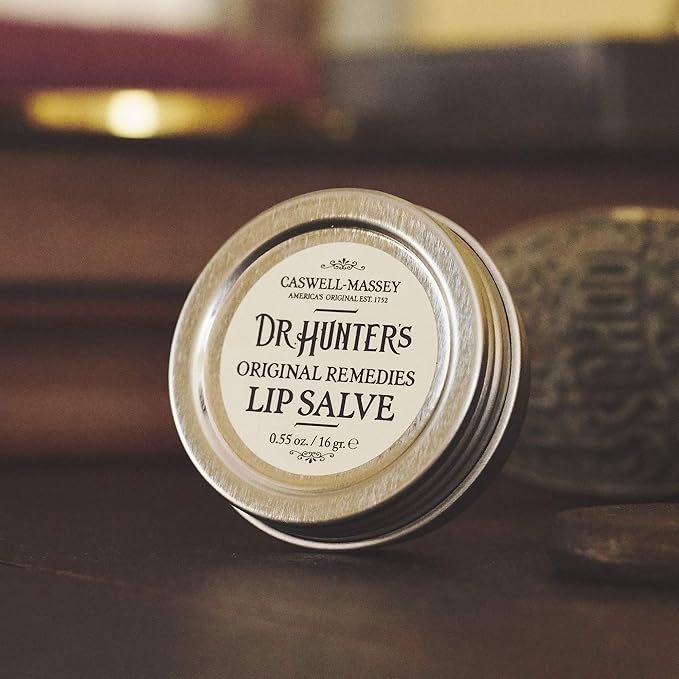 Dr. Hunter’s Lip Salve - All Natural Lip Balm And Moisturizer For Dry, Cracked And Chapped Lips - 0.55 Ounce-Velvo Beauty