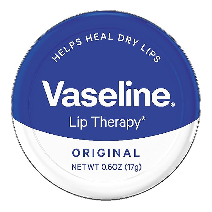 Vaseline Lip Therapy Lip Balm Tin, Original, 0.6 oz-Velvo Beauty