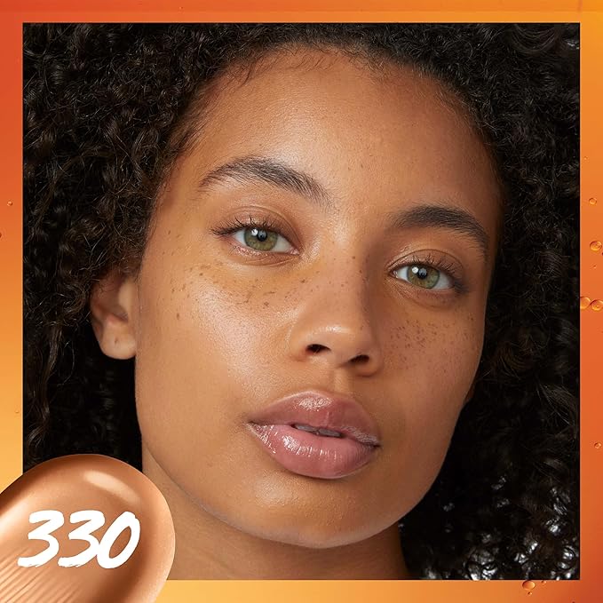 Maybelline Super Stay Up to 24HR Skin Tint, Radiant Light-to-Medium Coverage Foundation, Makeup Infused With Vitamin C, 330, 1 Count-Velvo Beauty