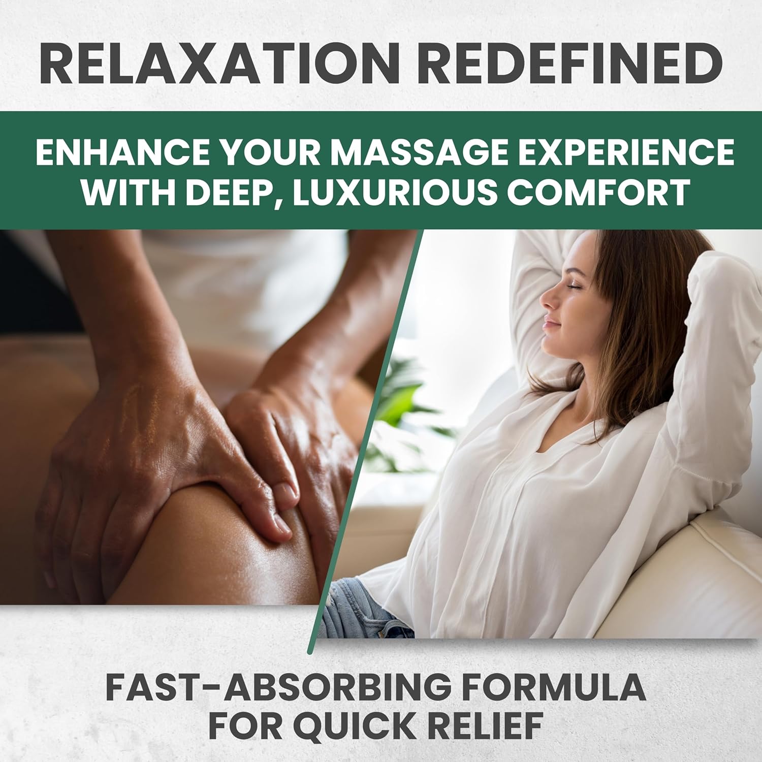 Sore Muscle Massage Oil for Massage Therapy with Arnica, Eucalyptus & Tea Tree Oil Blend for Deep Muscle Relief, Recovery, Softens Skin & Anti-Cellulite Massage for Professional & Home Use.-Velvo Beauty