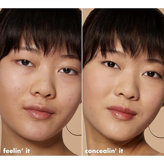 e.l.f. Hydrating Camo Concealer, Lightweight, Full Coverage, Long Lasting, Conceals, Corrects, Covers, Hydrates, Highlights, Light Peach, Satin Finish, 25 Shades, All-Day Wear, 0.20 Fl Oz-Velvo Beauty