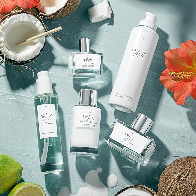 Le Monde Gourmand Lait de Coco Perfume Oil - 1 fl oz (30ml) - Fresh, Creamy, Clean with Vanilla and Coconut Fragrance Notes-Velvo Beauty