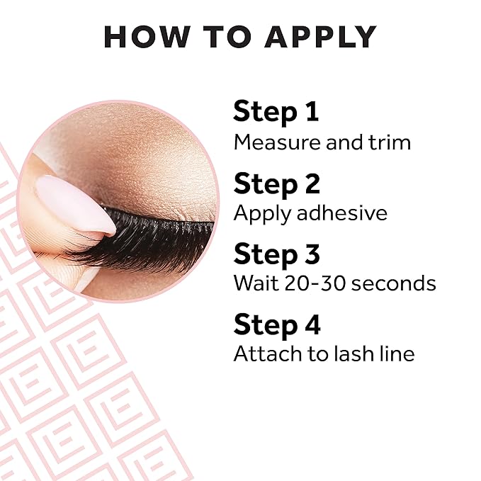 Eylure Naturals No. 020 Reusable Eyelashes, Adhesive Included, Black, 4 Pairs-Velvo Beauty