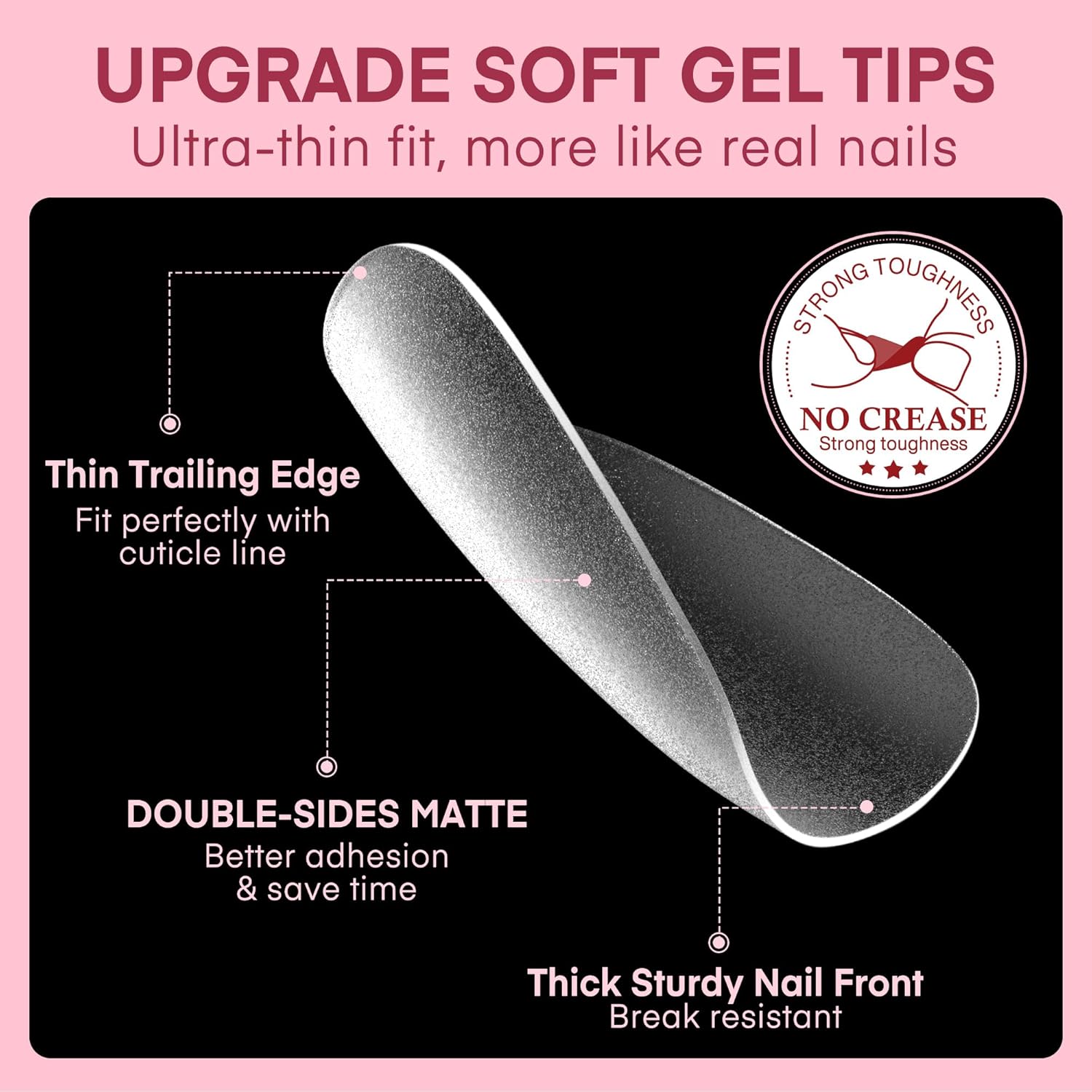 504pcs Toe Nail Press Ons: Squavol Toe Nail Tips Full Cover Fake Toenail, 15 Sizes Square Round Oval Press on Toenails for Women Big Wide Nail Extensions Home DIY Salon-Velvo Beauty