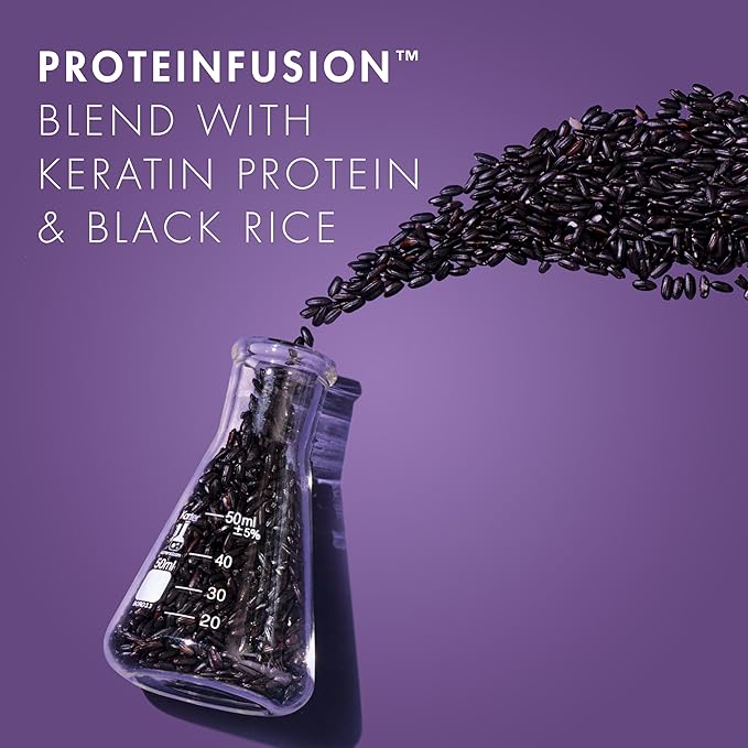 Nexxus Keraphix Shampoo With ProteinFusion for Damaged Hair Keratin Protein, Black Rice, Silicone-Free 33.8 oz-Velvo Beauty