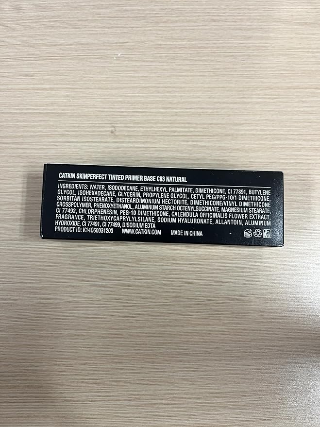 CATKIN Beige Tinted Face Makeup Primer Base Brighten Even Skin Tone Correcting Cream Veil Blur Pores Oil Control Infused with Hyaluronic acid Light Make up for All Skin-Velvo Beauty