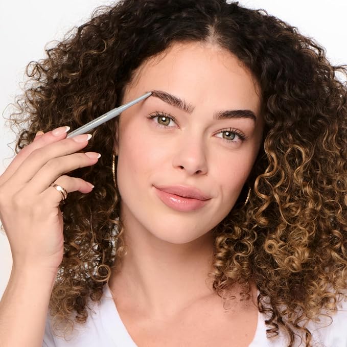 Easy Everyday™ Brow Pencil - Best Eyebrow Pencil for Women, Smudge Proof Hair-Like Strokes, 1.2mm Precision Tip with Spoolie, Vegan (Dark Brown)-Velvo Beauty