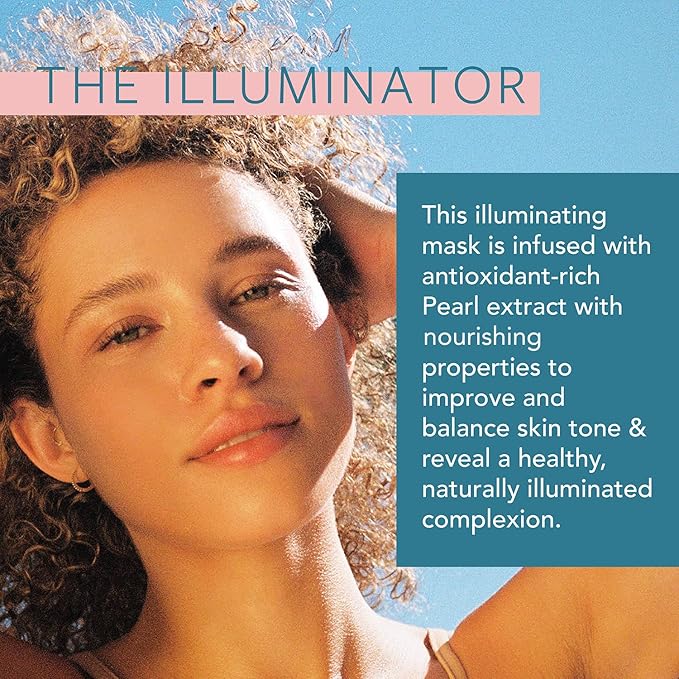 LAPCOS Pearl Sheet Mask, Daily Face Mask with Probiotics to Clarify Skin, Korean Beauty Favorite, 5-Pack-Velvo Beauty