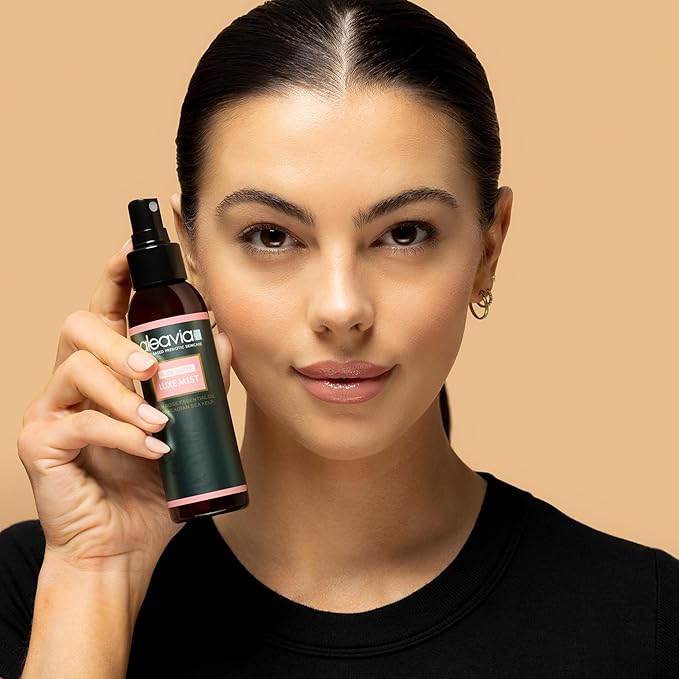 Aleavia Organic Rose Water Spray for Face - All-Natural, Hydrating Luxe Face Mist and Toner - Nourishing and Anti-Aging Prebiotic Formula for All Skin Types - Vegan & Cruelty-Free - 4 oz (118 ml)-Velvo Beauty
