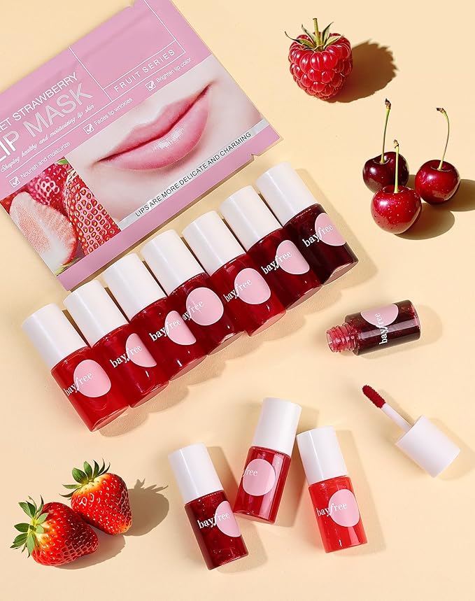 Lip Tint Stain Set, Lip Stain Long Lasting Lightweight Waterproof, Transfer-Proof, Non-sticky, Lip Makeup Matte Finish-Velvo Beauty