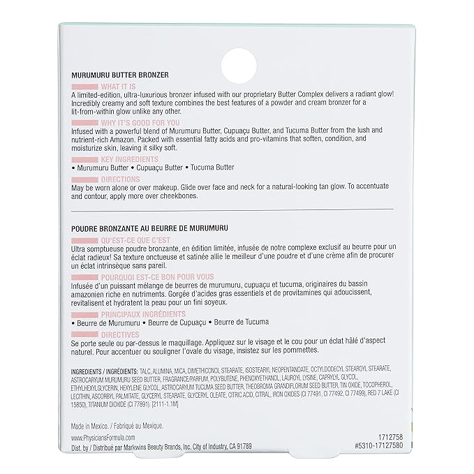 Physicians Formula Earth Day Butter Bronzer Deep Bronzer, Clean Beauty, Dermatologist Tested, Vegan, Cruelty-Free-Velvo Beauty