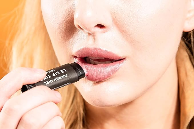 French Girl Le Lip Tint - Moisturizing & Hydrating Lip Balm for Sheer, Buildable Coverage & Shine, Clean Formula, Organic Ingredients, Vegan & Cruelty-Free-Velvo Beauty