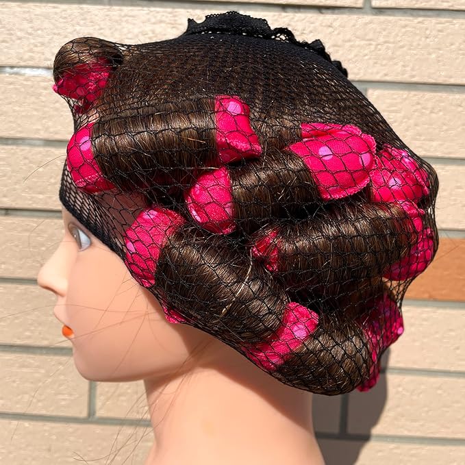 Aimin Soft Curlers for Overnight Heatless Curls, No Heat Foam Rollers for Long Hair, Satin Sponge Curlers (30 pcs, pink)-Velvo Beauty