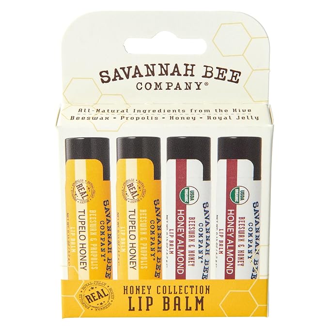 Savannah Bee Collection Lip Balm - Nourishes Dry Lips for All Day Comfort-Velvo Beauty