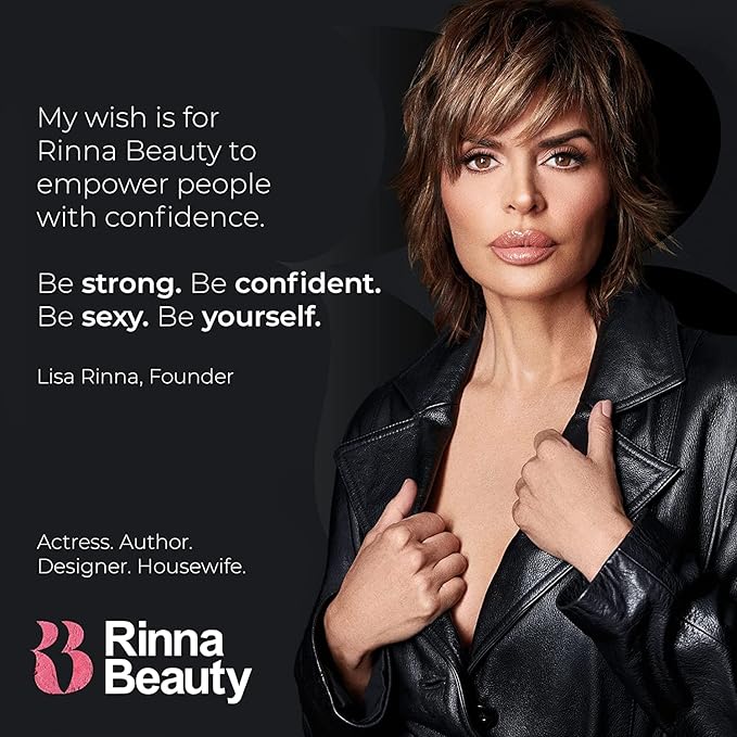 Rinna Beauty Larger Than Life Lip Plumping Oil - Power - Moisturizes & Hydrates Lips - Natural Plumping Over Time - Vegan, Cruelty-Free, & Paraben-Free 0.3 Fl Oz-Velvo Beauty
