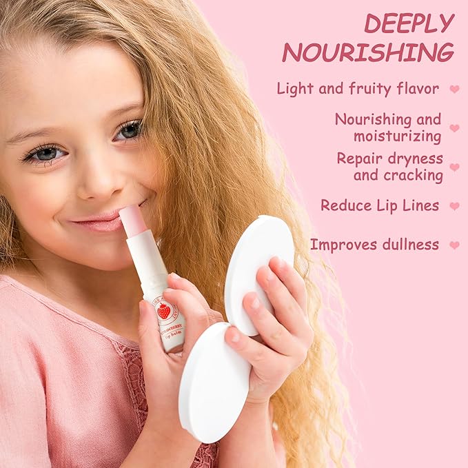 24 Pack Valentines Day Gifts for Kids lip balm bulk,chapstick bulk,party favors for kids boys girls,Natural Moisturizing Lip Balm for dry cracked lips,goody bag filler,Wedding Gifts-Velvo Beauty