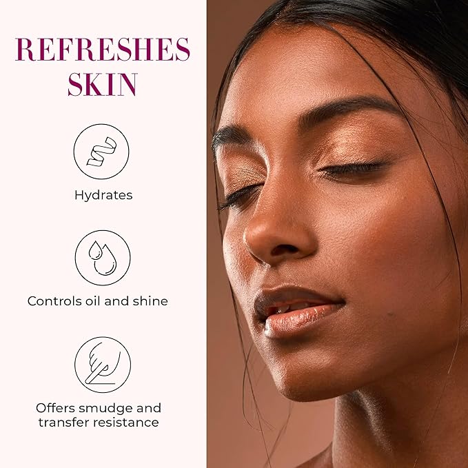 LUMINESS Waterproof Setting Spray for Makeup, Airbrush Spray Makeup Sealant (2.36 fl oz) - Long-Lasting Face Make Up Spray with Hydrating Mist Helps Control Oil & Replenishes Moisture-Velvo Beauty