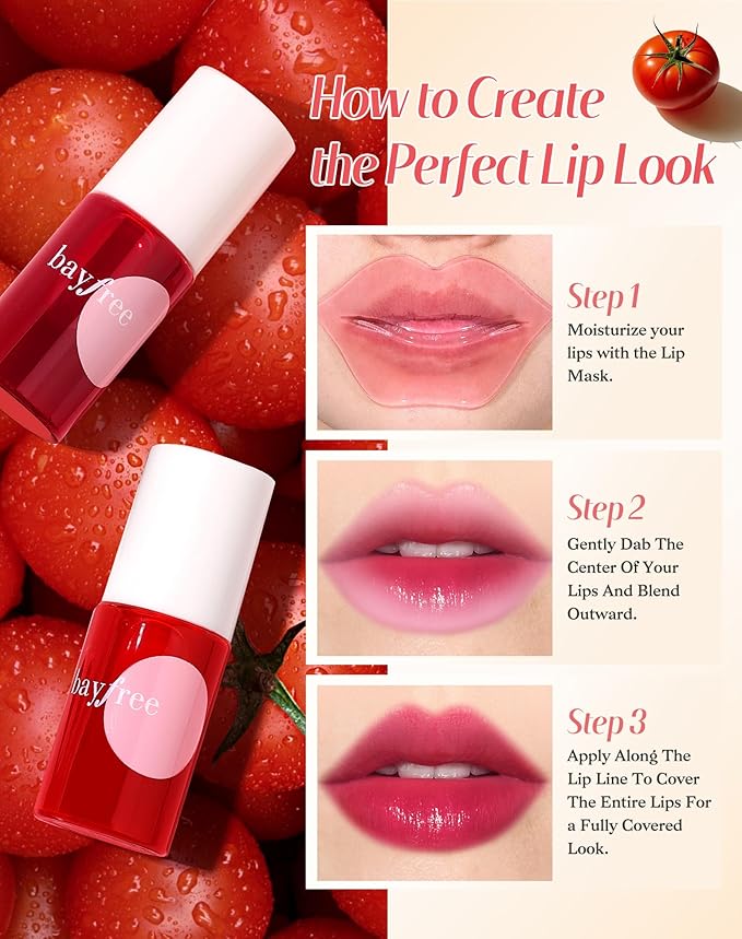 Lip Tint Stain Set, Lip Stain Long Lasting Lightweight Waterproof, Transfer-Proof, Non-sticky, Lip Makeup Matte Finish-Velvo Beauty