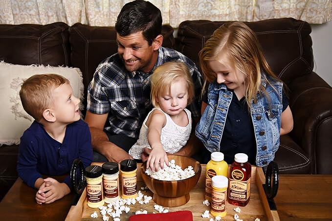 Amish Country Popcorn | Seasoning Variety Pack | Ballpark Style ButterSalt - 5.5 oz, Ranch - 5.5 oz & Sour Cream and Onion - 4.7 oz Popcorn Seasoning | Old Fashioned, Non-GMO and Gluten Free-Velvo Beauty