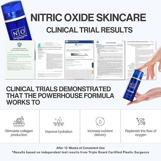 Nitric Oxide Activating Serum with Antioxidants | Hydrating Serum For Face | Decreases Wrinkles | Pore Minimizer | Improves Skin Texture | Helps Dark Spots | 1 Fl Oz, 30ml-Velvo Beauty