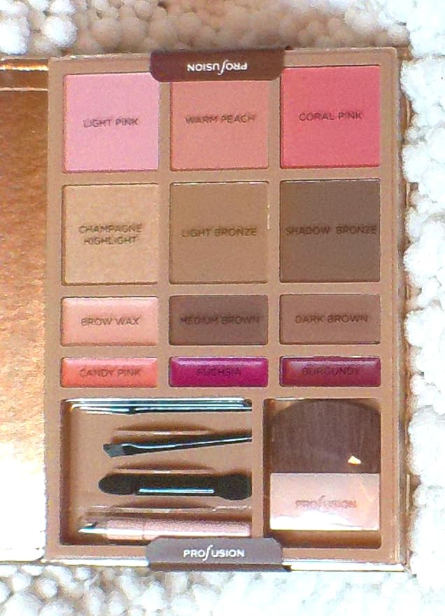 Profusion Complete Face Kit with Brushes and Applicators, Makeup Essentials Set-Velvo Beauty