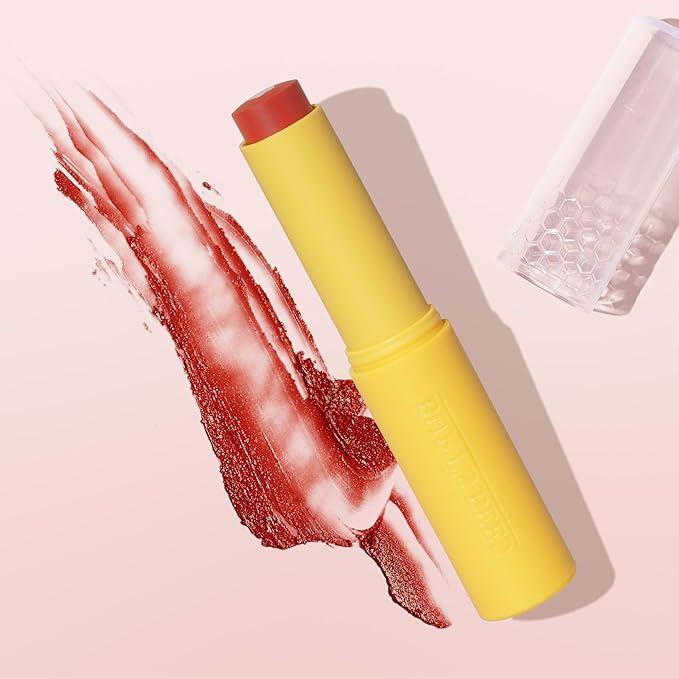 Burt’s Bees Back To School Dorm Essentials, Tinted Boosted Balm, Rose Knows, Hydrating Tinted Lip Balm with Vitamin C, E, and F Core, 24 Hour Lip Moisturizer, 100% Natural Origin, 1 Count, 0.16oz-Velvo Beauty