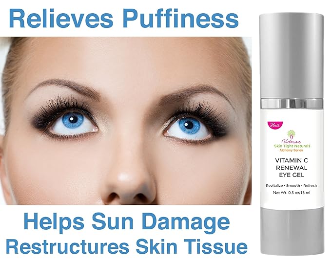 Vitamin C Eye Renewal Gel Maximum Collagen & Elastin Serum-Velvo Beauty