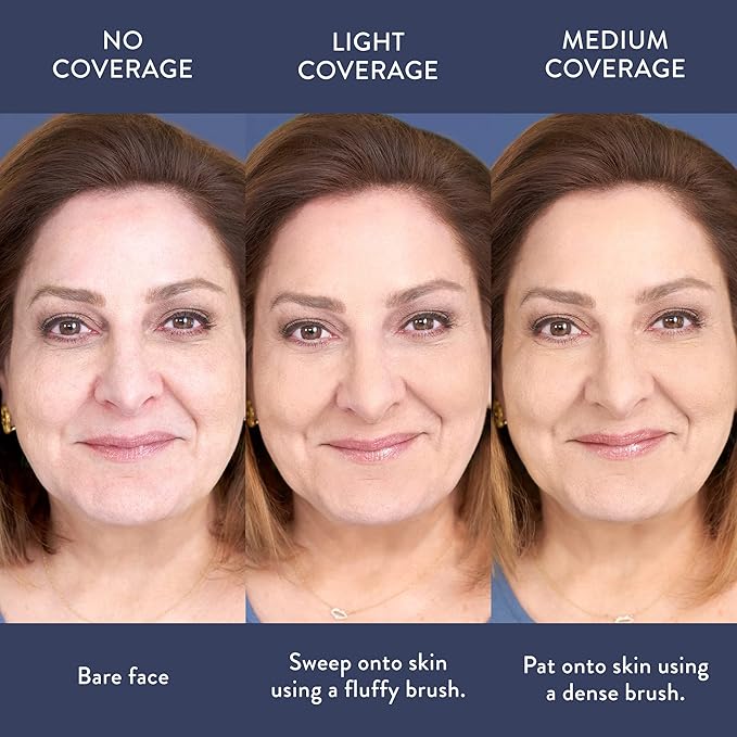 LAURA GELLER NEW YORK Award-Winning Baked Balance-n-Brighten Color Correcting Powder Foundation - Deep - Buildable Light to Medium Coverage - Demi-Matte Natural Finish-Velvo Beauty