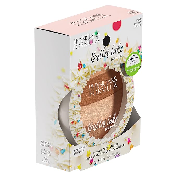 Physicians Formula Murumuru Butter Bronzer Face Makeup, Cheat Day Donut, Chocolate-Velvo Beauty