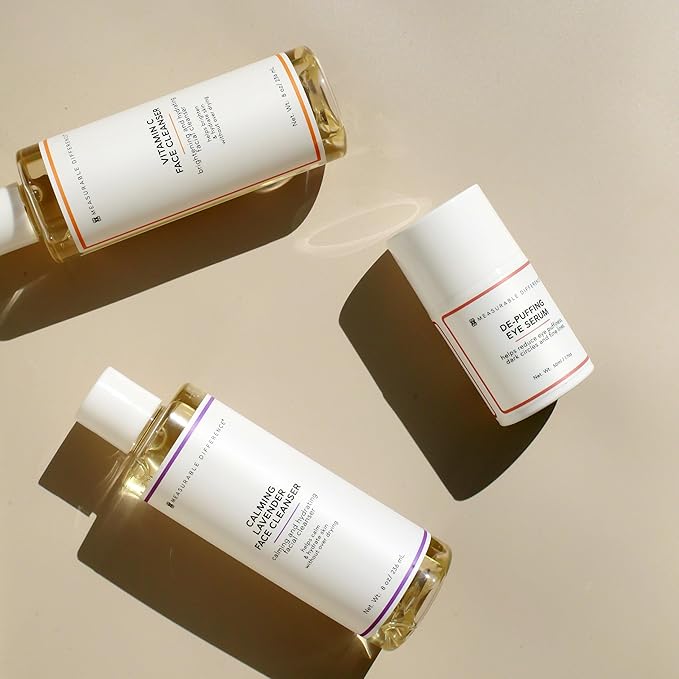 Measurable Difference De-puffing Eye Serum - Hydrating & Illuminating Treatment for Dark Circles, Puffiness, and Wrinkles-Velvo Beauty