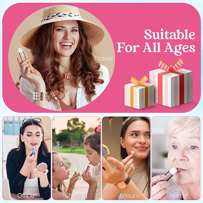 72 Pcs Lip Balm Bulk with Vitamin Assorted Flavored Lip Moisturizer Treatment Natural Ingredients Moisturizing Soothing Chapped Lips-Velvo Beauty