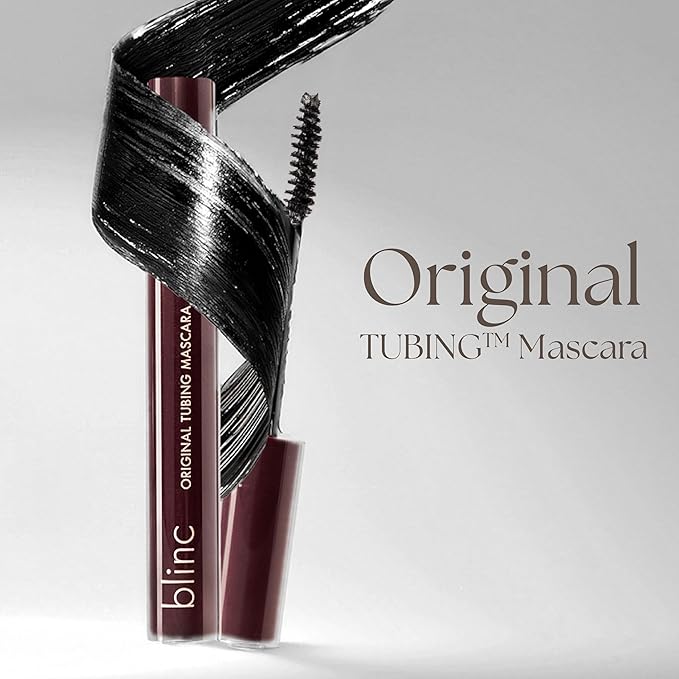 Blinc Original Tubing Mascara, Natural looking Lengthening, Ultra-Longwearing Washable, Vegan, Gluten-Free and Cruelty-Free, Black, 9mL / 0.30 Fl. OZ-Velvo Beauty