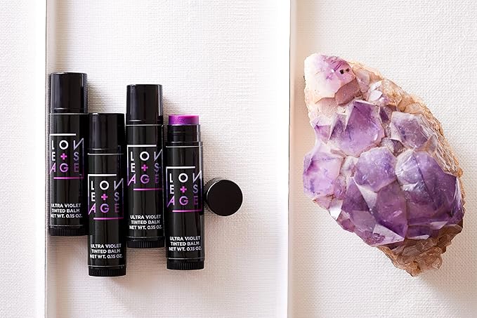 Love + Sage Ultra Violet Lip Balm (Purple tint)-Velvo Beauty