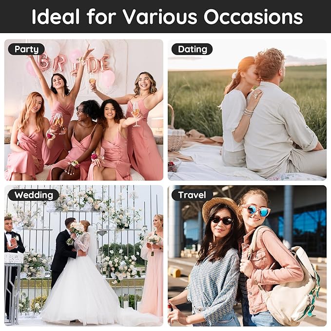 Segbeauty 10ML Refillable Perfume Bottle, 10 Packs Fine Mist Atomizer Sprayer, Empty Glass Spray Bottle Mini Portable Travel Atomizer for Toiletries, Fragrance Scent Pump Dispenser-Velvo Beauty