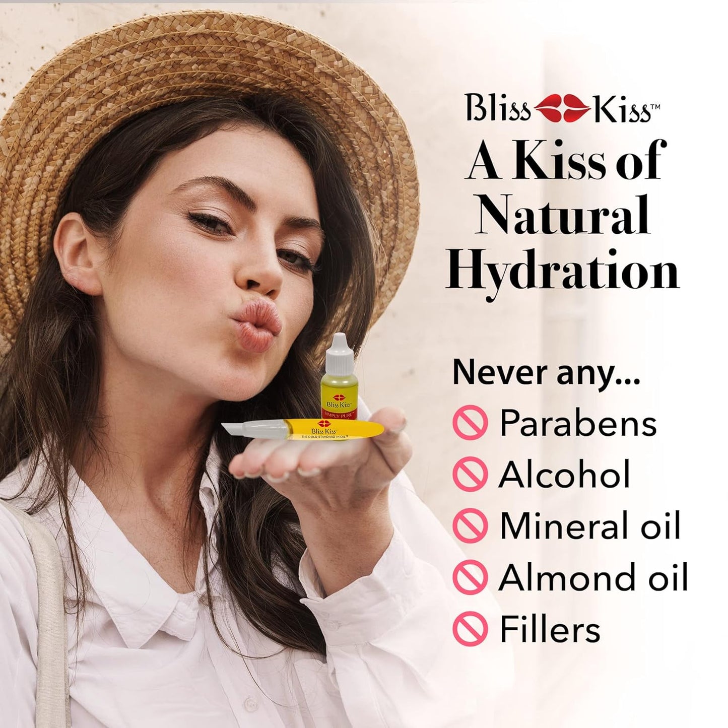 Bliss Kiss Simply Pure Dropper with Refillable Cuticle Squeeze Pen Kit (Crisp, Single Pen)-Velvo Beauty