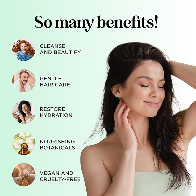 Shampoo and Conditioner for Oily Hair and Scalp - Sulfate and Paraben Free Shampoo and Conditioner Set for Oily Hair with Deep Cleansing Tea Tree Oil - Vegan Color Safe & Cruelty Free (16 Fl Oz)-Velvo Beauty