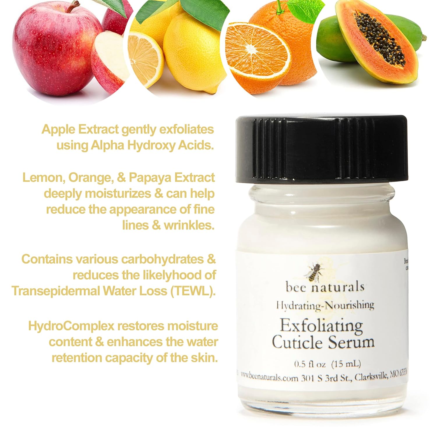 Bee Naturals Natural Nail Care Kit - Natural & Non-Toxic Nail and Cuticle Care Set with Vitamin E - Softens & Protects - Ideal Gift for Repairing Cuticles and Nails-Velvo Beauty