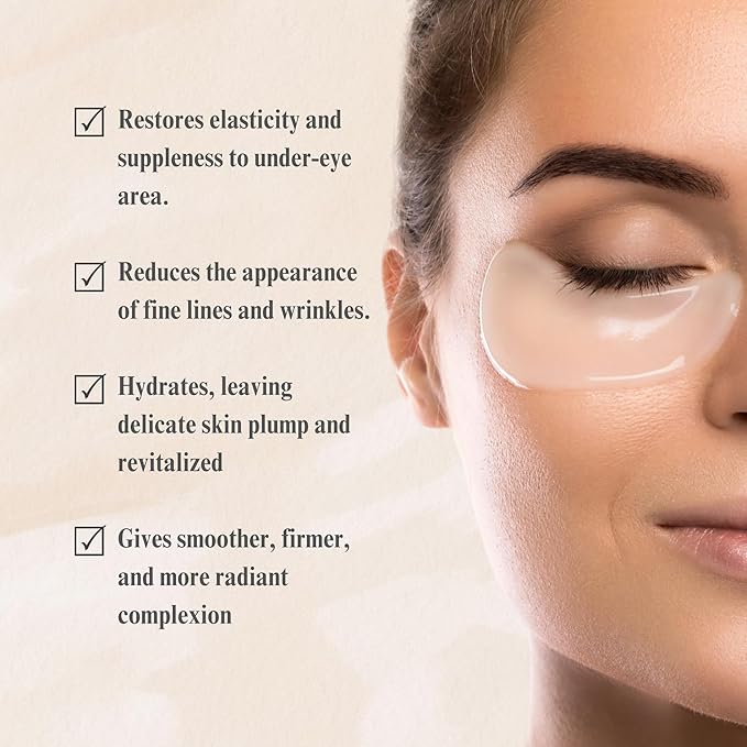 Collagen Under Eye Patches, Dark Circle & Wrinkles Under Eye Mask, Pack of 5-Velvo Beauty