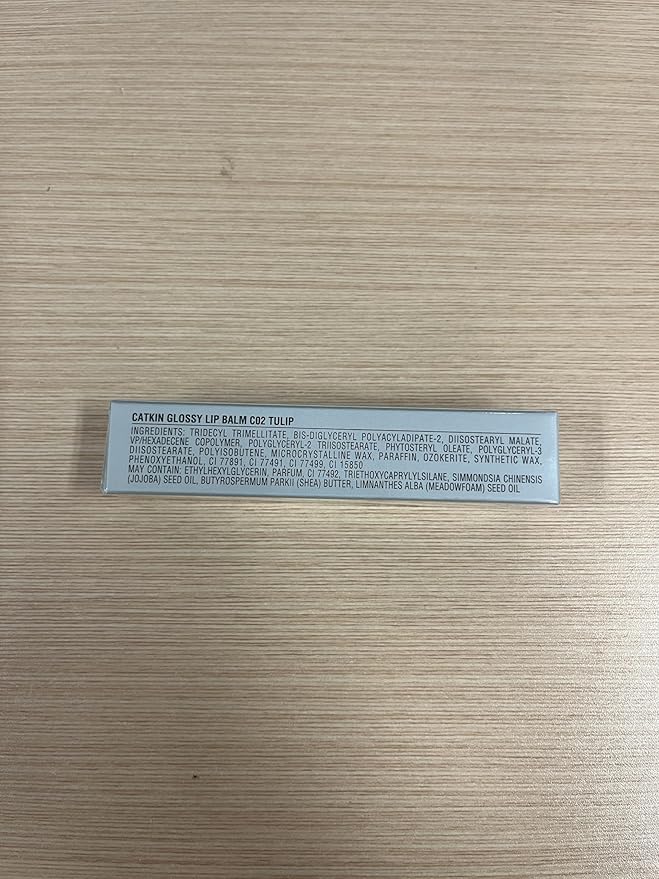 CATKIN Glossy Lip Balm Ultra Hydating Glow Lip Tinted Jelly Plump Melting Balm Shea Butter Repair Soothing For Dry Lips Dewy Finished 0.12 oz C02 TULIP-Velvo Beauty