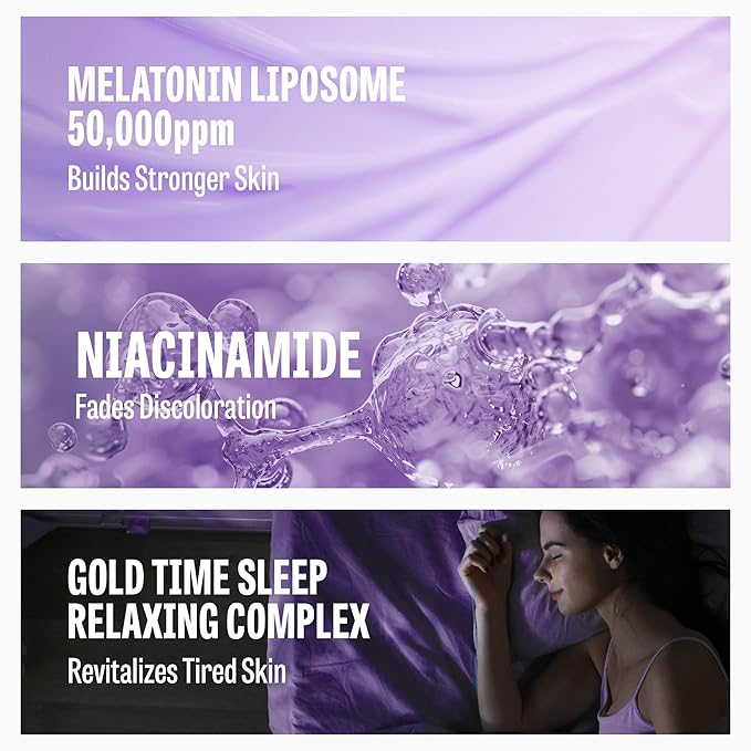 Time Return Melatonin Cream | Face Hydrating Cream & Face Moisturizer for Dry Skin | Relaxing Face Cream for Women & Men | Melatonin Face Cream for Resilient Skin, 1.76 oz-Velvo Beauty