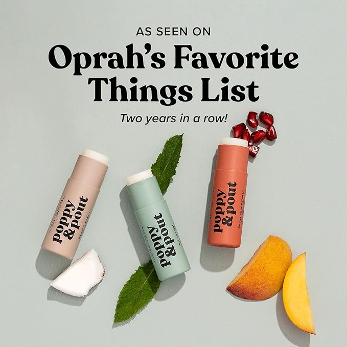 Poppy & Pout Island Coconut Jumbo Lip Balm | All Natural Lip Balms & Moisturizers | Hydrates with Beeswax, Vitamin E, Organic Coconut Oil | Cruelty-Free | Lip Balm in Recyclable Cardboard Tube-Velvo Beauty